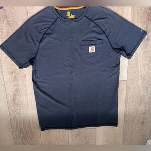 Carhartt Men's Dark Charcoal Gray Short Sleeve Tee SZ MEDIUM Everyday Basic Soft